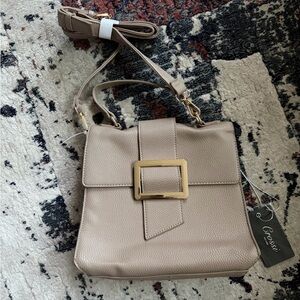 Tan Vegan leather small Bag